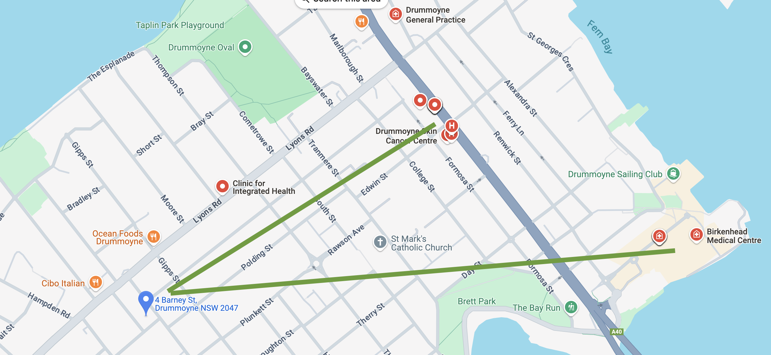 Medical Facility Location Map