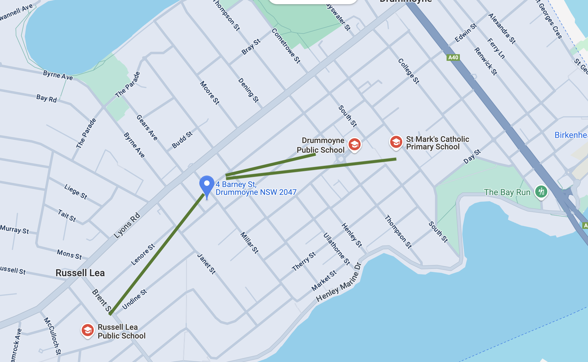 School Location Map