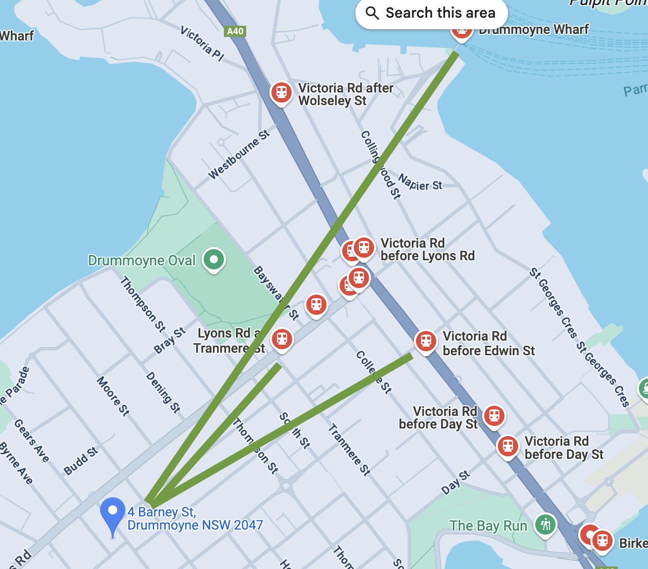 Public Transport Connectivity Map